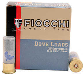 Fiocchi Dove Target Loads 12 Gauge 25 Rounds One Eighth Lead