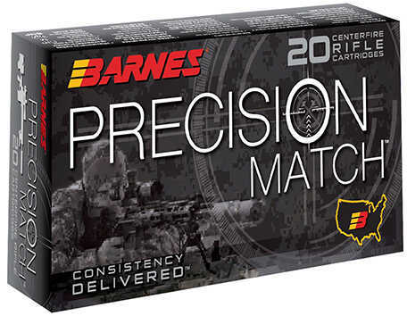 6.5 Creedmoor Barnes 140gr Open Tip Match Ammo 20 Rounds