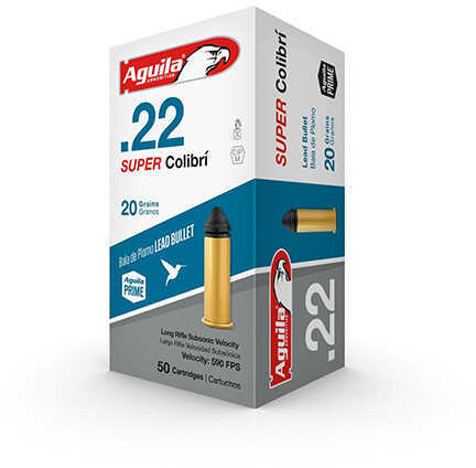 Aguila .22 Long Rifle Super Colibri Ammunition - Ultra Quiet High Velocity Performance