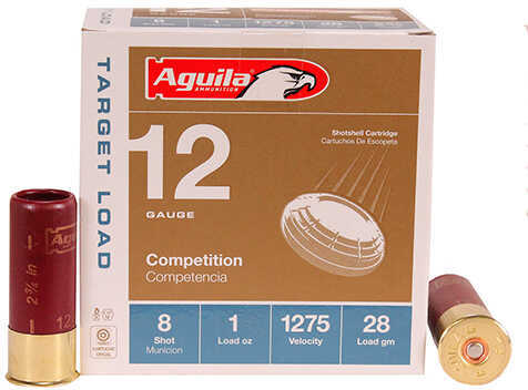 Aguila 12 Gauge 25 Rounds Target Eight Shot Shotshell