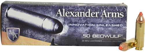 Alexander Arms 50 Beowulf 300 Grain FTX Ammo, 20 Rounds
