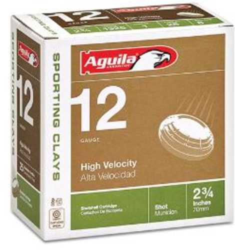 Aguila 12 Gauge High Velocity 25 Rounds Shotgun Ammo 7.5