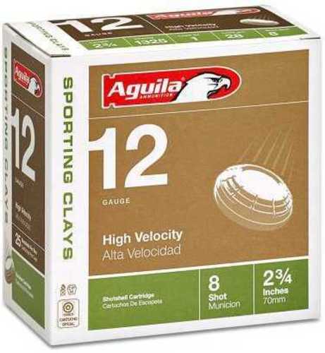 Aguila 12 Gauge 25 Rounds 2 3/4 Inch 1 1/8 Ounce Number 8
