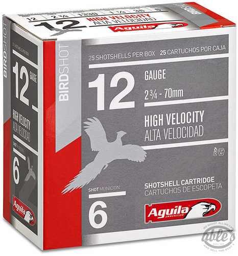Aguila 12 Gauge 25 Rounds Lead Shotgun Shells Size 2