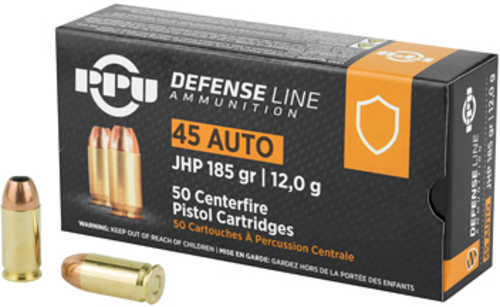 Prvi Partizan PPD45 Defense 45 ACP – Maximum Stopping Power 185 Grain Hollow Point