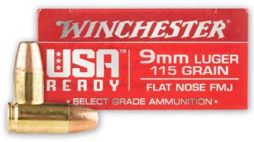 Winchester USA Ready 9mm Luger Ammo – Optimal Accuracy for Sport Shooters