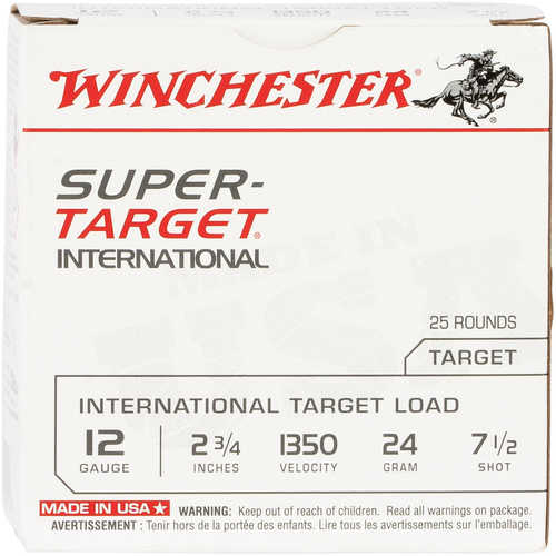 Winchester 12 Gauge 25 Rounds Target Ammunition 2 3 4 Inch