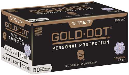 Speer Gold Dot 5.7x28MM – Consistent High Performance Hollow Point Ammunition
