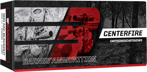 Barnes 300 AAC Blackout 120 Grain JHP Ammo, 20 Rounds