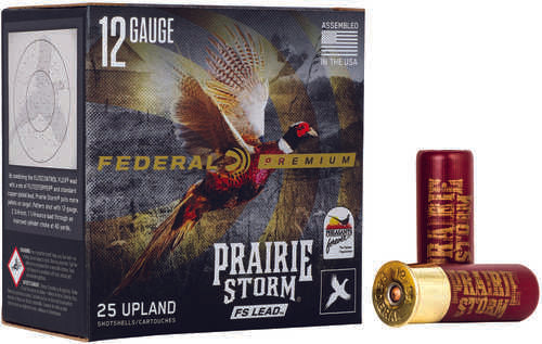 Federal Prairie Storm 12 Gauge 2-3-4 1-1/4 Oz 25 Rounds