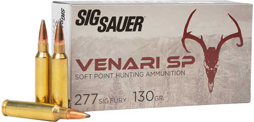 Sig Sauer Venari 277 Sig Fury 130gr SP Ammo 20 Rounds