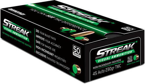 Ammo Inc 45 ACP 230 Gr TMC Green Streak – High-Visibility Performance Ammo