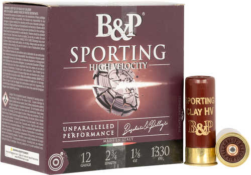 BP Sporting Target 12 Gauge 2.75 Inch 1 1/8 Oz 8 Shot 25