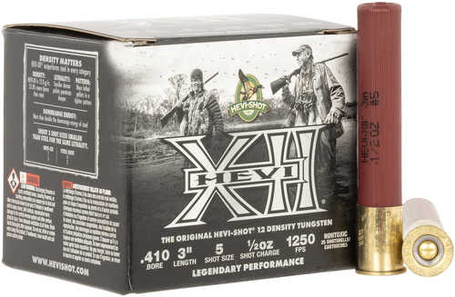 HEVI XII 410 Bore Five Shot Shot Size Ammunition Tungsten