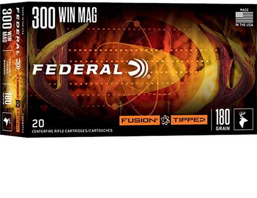 Federal Fusion 300 Win Mag 180 Grain Polymer Tipped Ammo