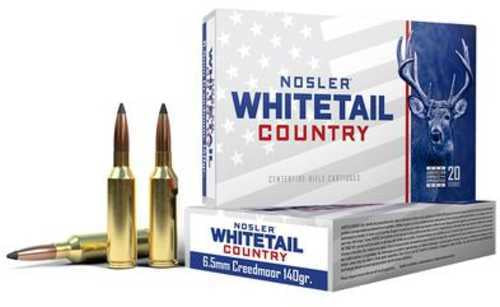 Nosler 6.5 Creedmoor 140 Gr Spitzer Boat Tail 20 Per Box