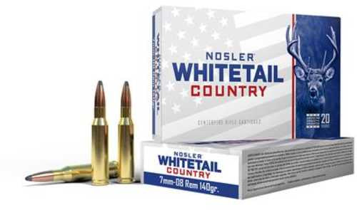 Nosler 40115 7mm-08 Rem 140Gr Spitzer Boat Tail 20 Per Box