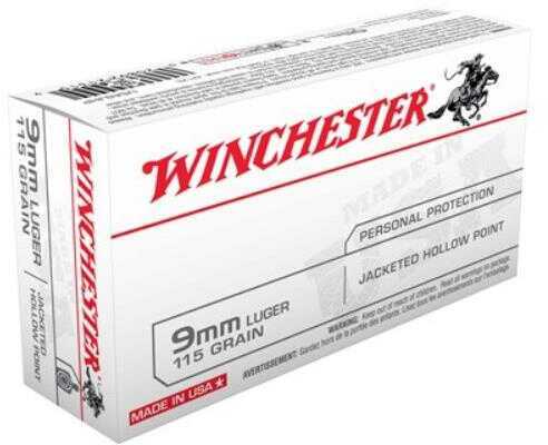 USA Brand 9mm Luger 50 Rounds Ammunition – High Quality Jacketed Hollow Point