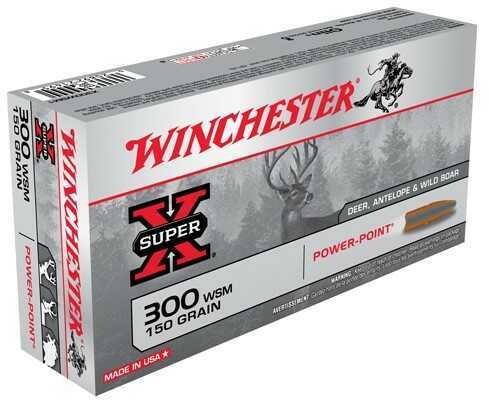 300 WSM Winchester 150gr Power Point Ammo 20 Rounds