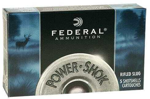 Federal 16 Gauge Ammunition, 5-round box of 2 3/4 7/8 oz lead slugs by Federal, ideal for reliable field performance.