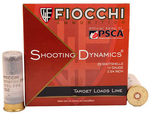 Fiocchi 12 Gauge 25 Rounds Lead 2 3 4 Inch 1 Oz Shot Size 8