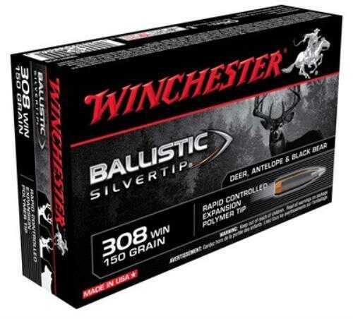 Accurate 308 Winchester 20 Rounds 150 Grain Ballistic Tip