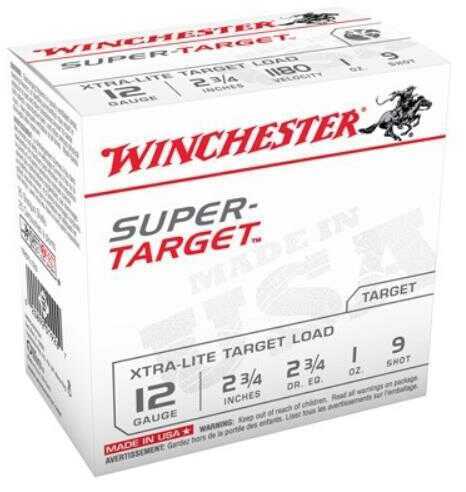 Winchester 12 Gauge 25 Rounds Lead Shot Three Quarters