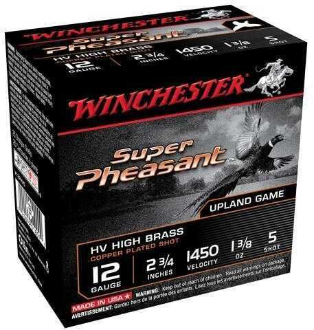 Winchester Pheasant 12 Gauge 2 3 Quarter Five HV 25 Rounds