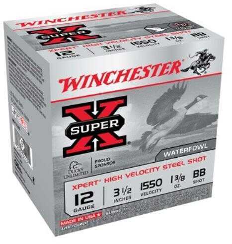 Winchester Xpert Hi Velocity Steel Shotshells 12GA 25 Rds BB