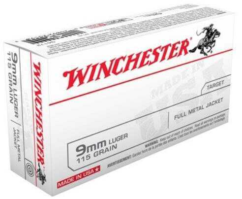 Winchester 9mm Luger FMJ Ammo – Consistent Performance and High Quality