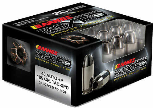 Barnes 45 ACP 185 Grain Hollow Point – Reliable Expansion and Stopping Power
