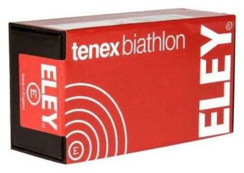 Eley Tenex Biathlon 22 Long Rifle Ammunition - High Performance 40 Grain Flat Nose 50 Rounds