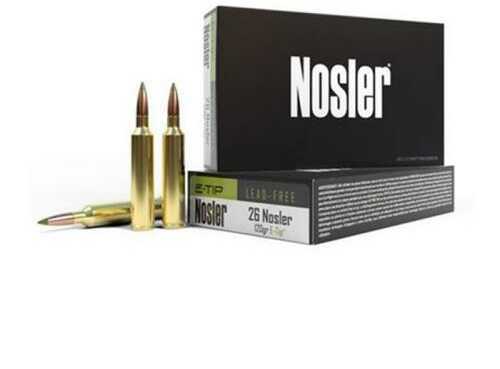 Nosler 26 Nosler 120 Grain E-Tip Ammunition 20 Rounds