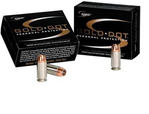 Speer Gold Dot 357 SIG Ammunition – 125 Grain Jacketed Hollow Point