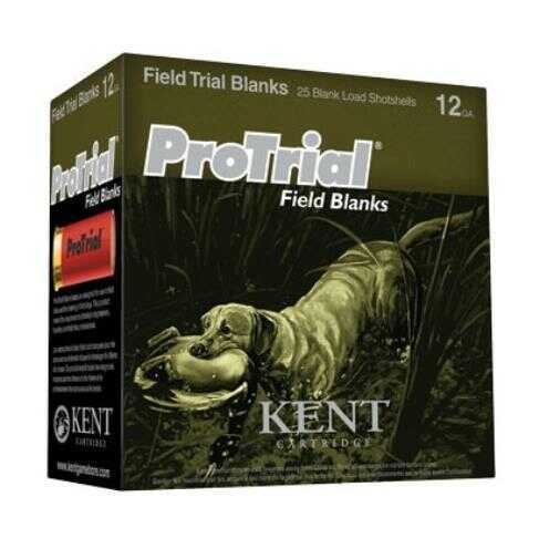 Kent 12 Gauge Protrial Field Blank Shells 25 Rounds Box