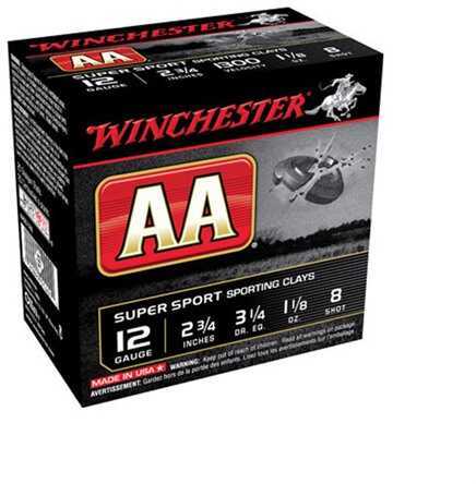 Winchester AA SuPer Sport 12 Gauge 25 Rounds Lead Nine Shot