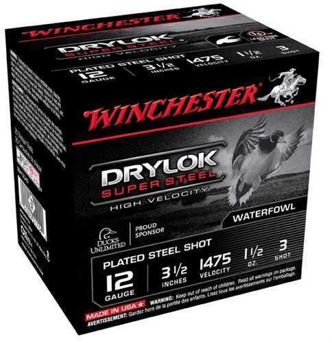 Winchester 12 Gauge Drylok SupER Steel HV 25 Rounds