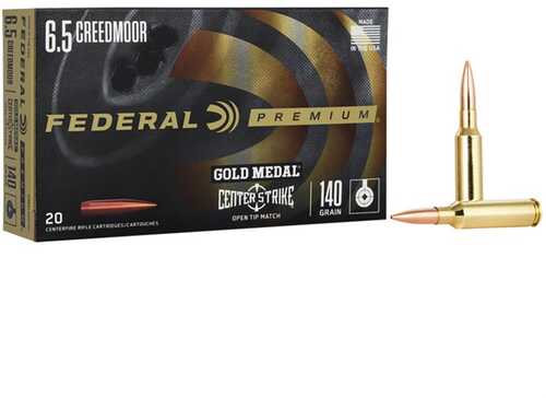 Federal 6.5 Creedmoor Gold Medal 140gr OTM Ammo 20/Box