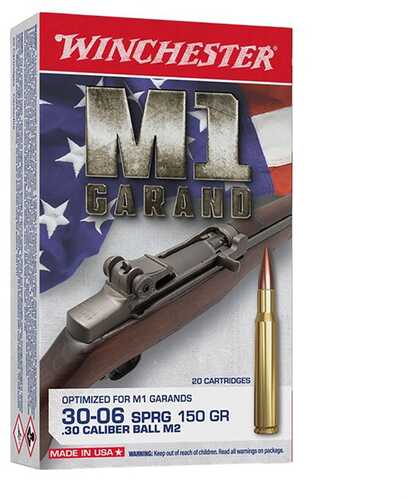 Federal M1 Garand 30 06 FMJ FB Ammo 20 Rounds Reliable