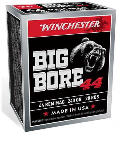 Big Bore 44 Remington Magnum JSP Handgun Ammo – High Power Jacketed Soft Point Performance