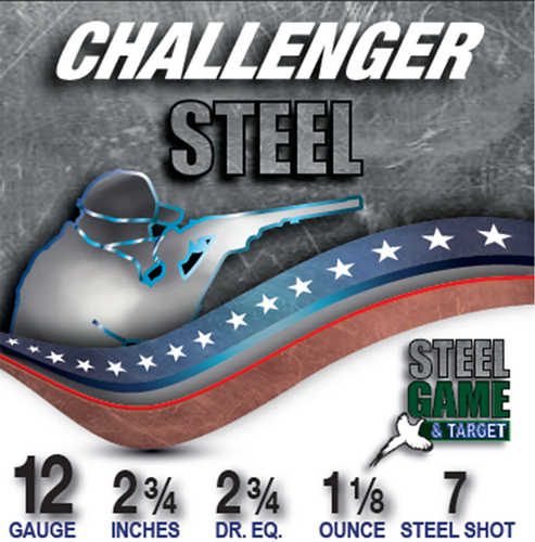 Challenger Steel Game and Target 12 Gauge Shotgun Ammo