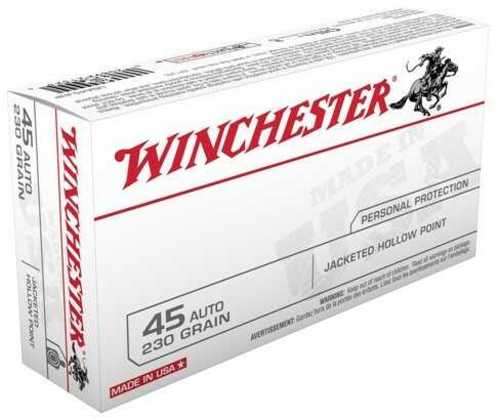 Winchester 45 ACP 50 Rounds Ammunition – 230 Grain Hollow Point Performance