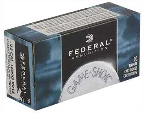 Federal 22 Long Rifle Ammunition - 50 Rounds of 31 Grain Hollow Point Hyper Velocity Bullets