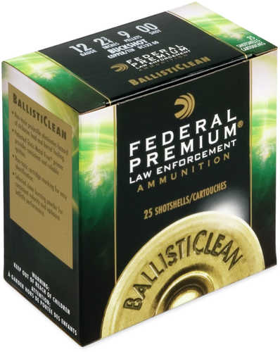 Federal 12 Gauge 25 Rounds 2 3 4 Inch 00 Buck Shotshells