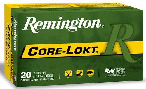 Remington Core-Lokt 300 Win Mag 150gr PSPCL Ammo 20 Rounds