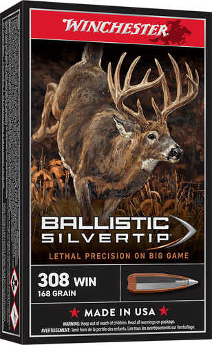 168 Gr 308 Winchester Ballistic Tip Ammo for Long Range