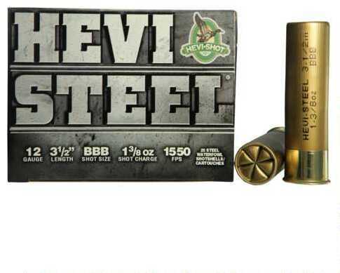 HEVI Shot 12 Gauge 25 Rounds Environ 3 1 2 Inches BBB