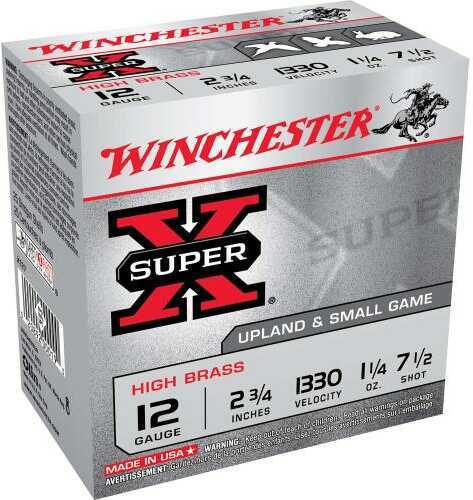 Winchester 12 Gauge 25 Rounds Super X High Brass Game Load