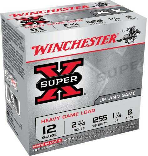 Winchester 12 Gauge 25 Rounds Lead Shot Ammunition No 8