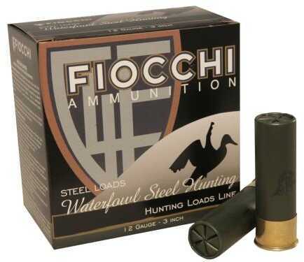 Fiocchi 12 Gauge 25 Rounds Steel Shot 3 Inch Size 3 Ammo